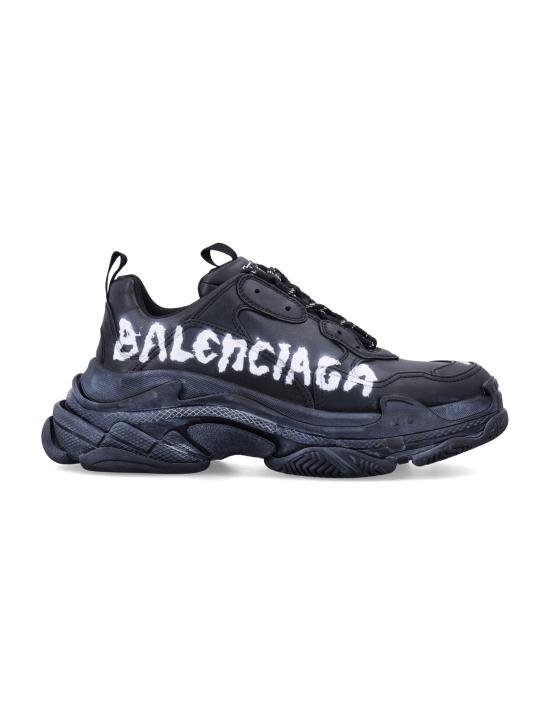25FW 발렌시아가 스니커즈 536737WTSPL 1090 BLACK WHITE
