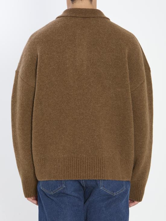 25FW 아미 스웨터 UPL408KN0135 217 NOISETTE - AMI