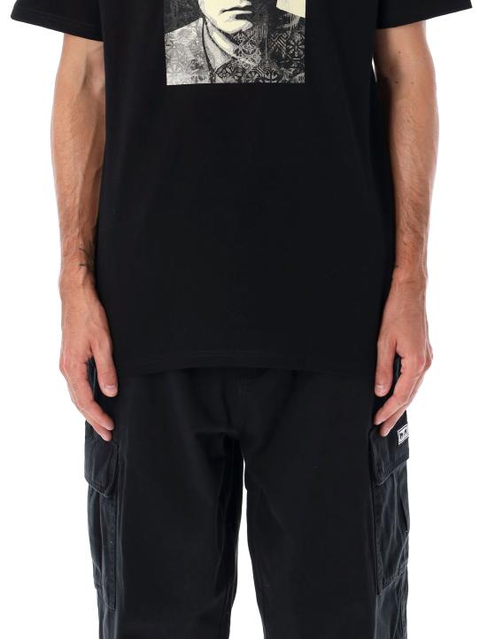 25FW 오베이 반팔 티셔츠 165264241 BLK BLACK