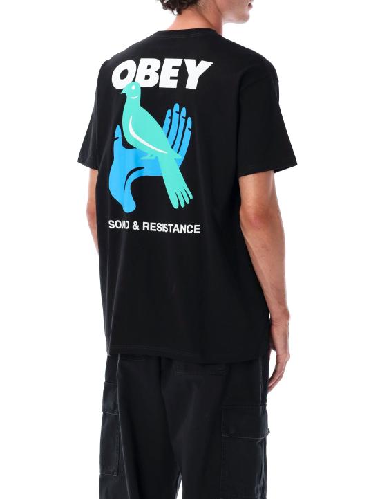 25FW 오베이 반팔 티셔츠 165264213 BLK BLACK - OBEY