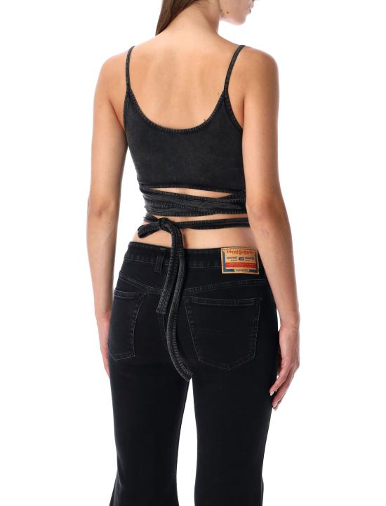 25FW 디젤 반팔 티셔츠 A195210KIBY 02A BLACK WASHED - DIESEL