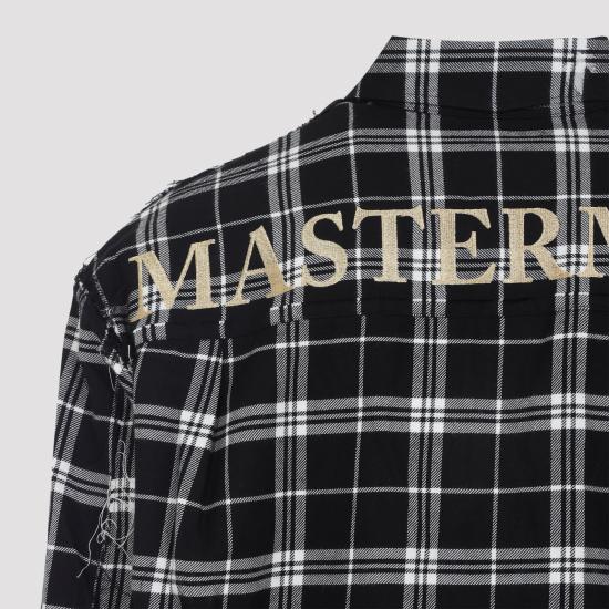 25FW 마스터마인드 긴팔 셔츠 MW25S15SH007026 BLACK - MASTERMIND