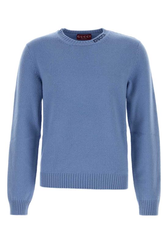 25FW 구찌 울 스웨터 834074XKEYZ 4036 LIGHT BLUE