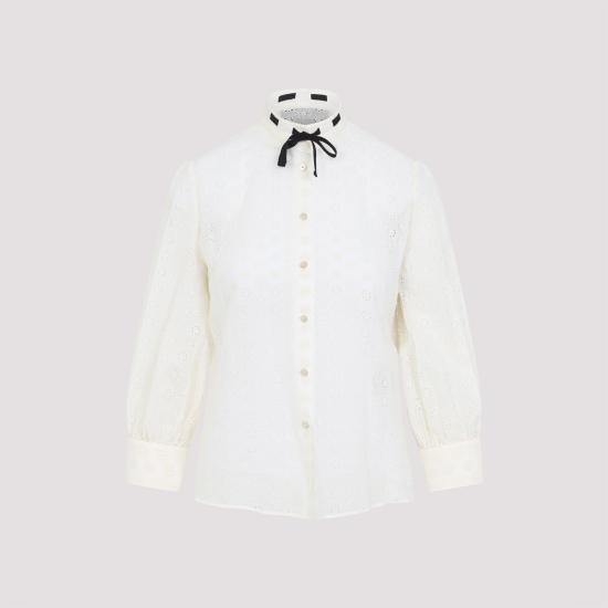 25FW 발렌티노 가라바니 셔츠 7B3AB7P39EUA03 AVORIO - VALENTINO GARAVANI