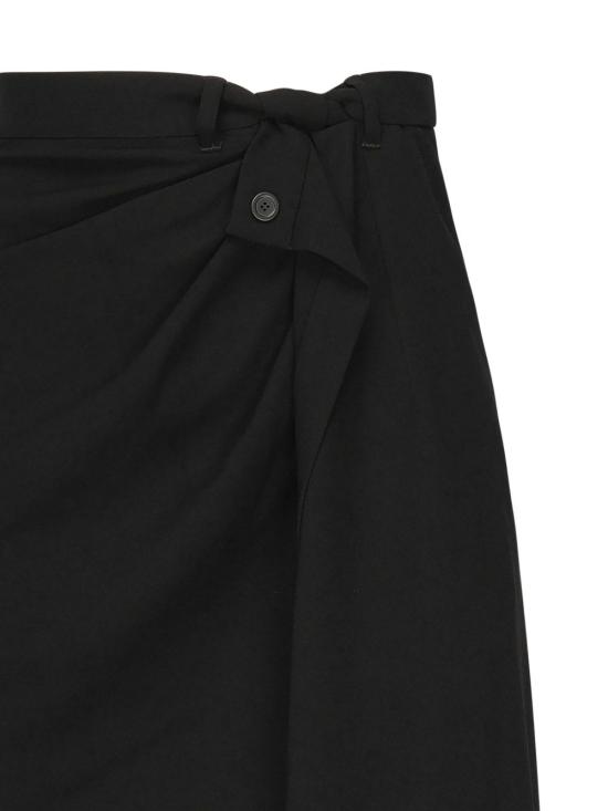 25FW 발렌시아가 롱 스커트 838761TSO031000 BLACK - BALENCIAGA