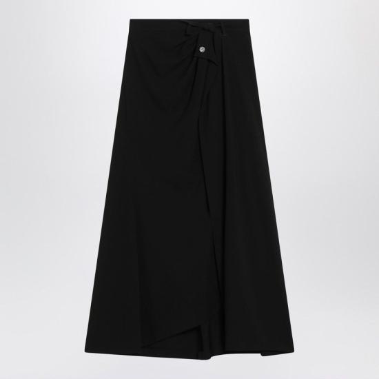 25FW 발렌시아가 롱 스커트 838761TSO031000 BLACK