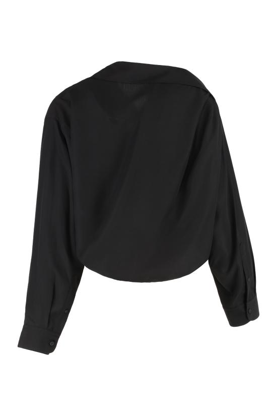 25FW 발렌시아가 원숄더 셔츠 839287TRO371000 BLACK - BALENCIAGA