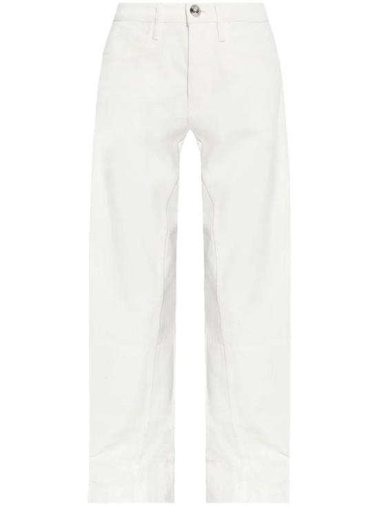 25FW 질샌더 스트레이트 팬츠 J04KA0115J46463102 PORCELAIN