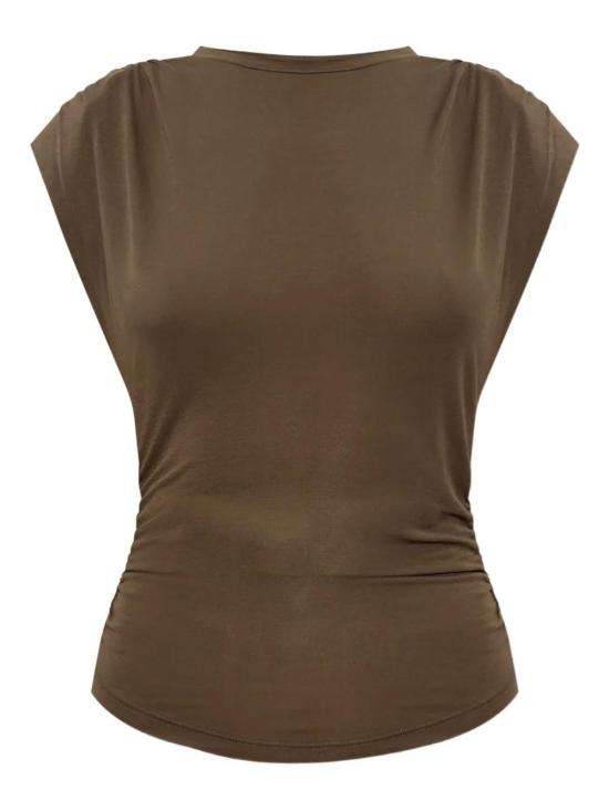 25FW 이자벨마랑에뚜왈 반팔 티셔츠 TS0274FBC3K01E67KI KHAKI