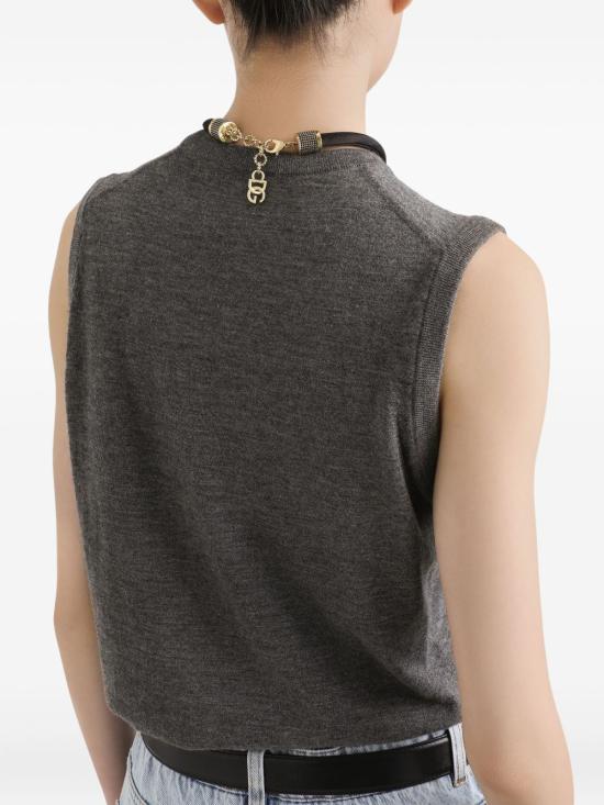 25FW 돌체앤가바나 스웨터 FXT63ZJBW0PN4032 GRIGIO - DOLCE & GABBANA