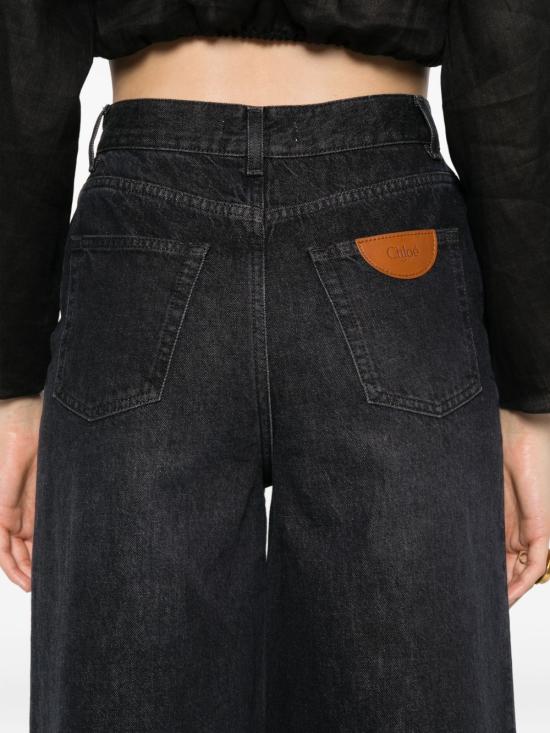 25FW 끌로에 스트레이트 팬츠 CH25ADP02156075 ONYXBLACK - CHLOE