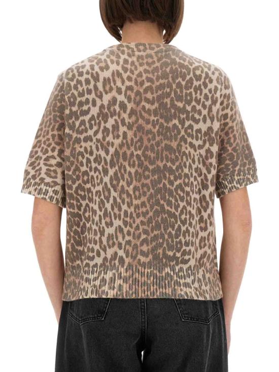 25FW 가니 반팔 티셔츠 K2500943 LEOPARD - GANNI