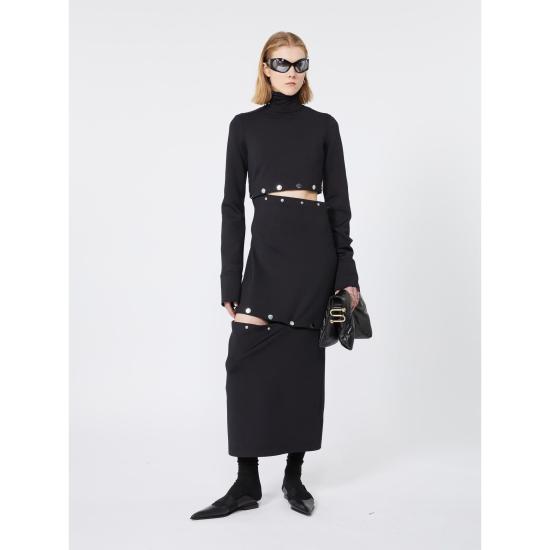 25FW 막스마라 스포츠막스 미디 원피스 2522626102600004 BLACK - MAX MARA SPORTMAX FASHION