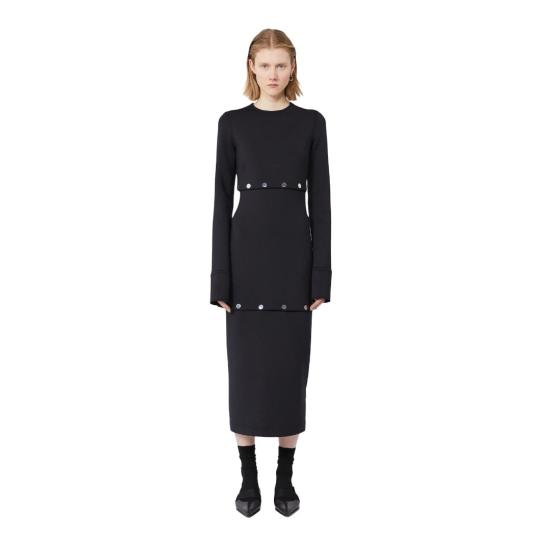 25FW 막스마라 스포츠막스 미디 원피스 2522626102600004 BLACK