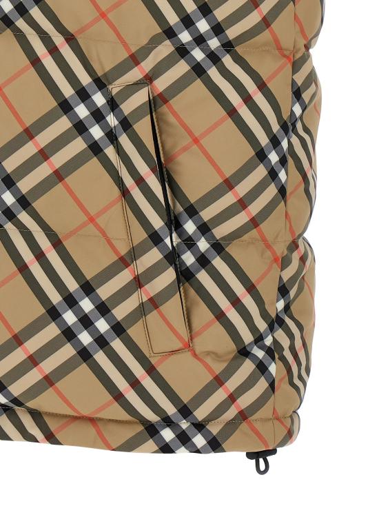 25FW 버버리 리버시블 체크 푸퍼 질레 8110200SANDIPCHECK - BURBERRY