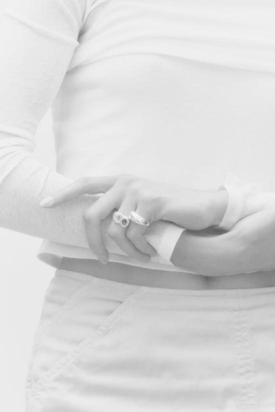  시무에로 반지 Simuero Buzo 링 실버/블루 - SIMUERO