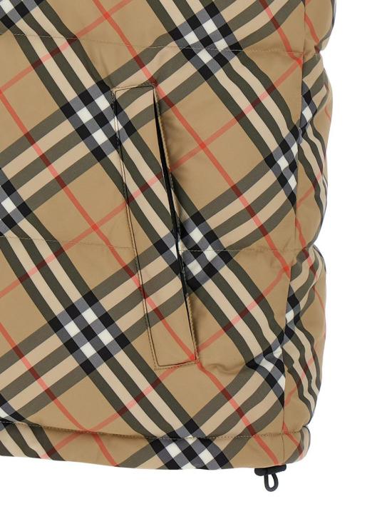  버버리 리버시블 체크 푸퍼 질레 8110200SANDIPCHECK MULTICOLOR - BURBERRY