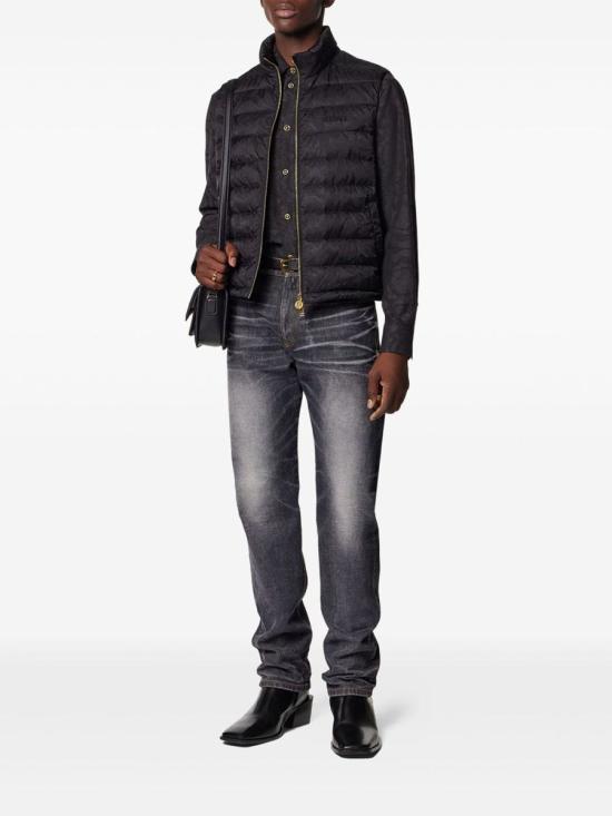 25FW 베르사체 긴팔 셔츠 10211261A150172BV70 Black - VERSACE