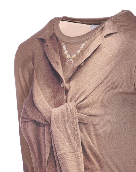 25FW 마린세르 스웨터 WTT032ACJER0091BG20 Beige - MARINE SERRE