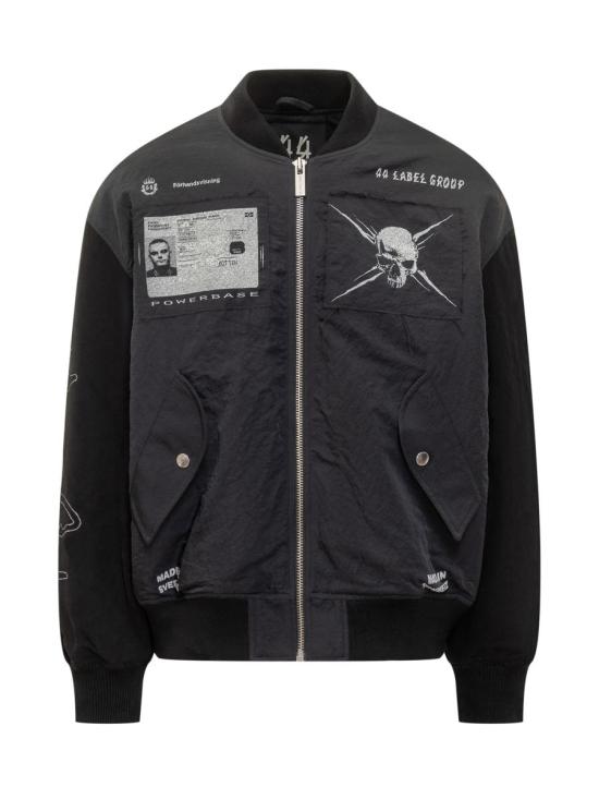 25FW 44레이블 봄버 자켓 B0030629FA689 P724 Black