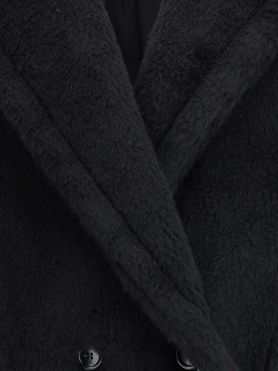 25FW 막스마라 테디 알파카 울 더블브레스트 베스트  2521276253600 008 Black - MAX MARA