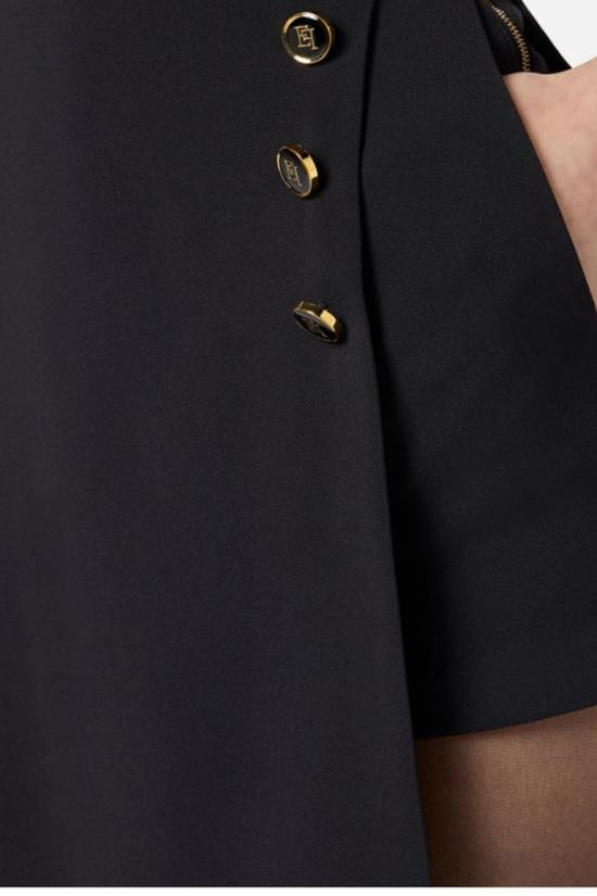 25FW 엘리자베타프랜치 숏 원피스 AB82457E2110 Black - ELISABETTA FRANCHI