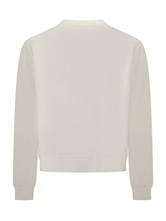 25FW 카사블랑카 스웨터 MAW25KW110501 MERINO WHITE - CASABLANCA