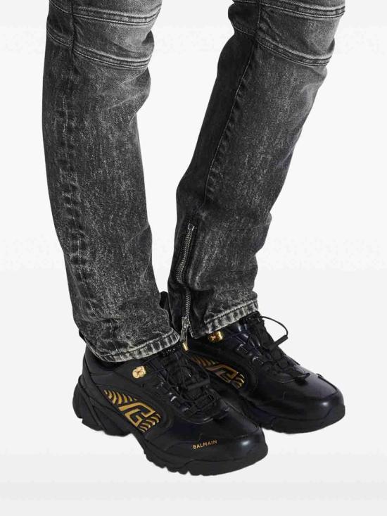 25FW 발망 스니커즈 FM1VI357LGSYEAD Black - BALMAIN