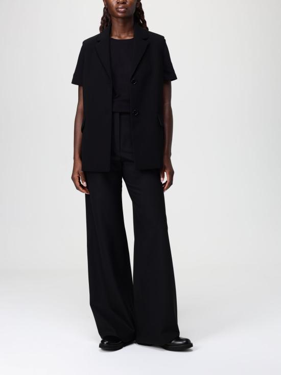 25FW 에스막스마라 반팔 티셔츠 2529976011600 009 Black - 'S MAX MARA