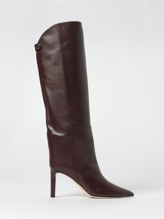25FW 지미추 부츠 ALIZZEKB85SQM DEEP MERLOT Burgundy