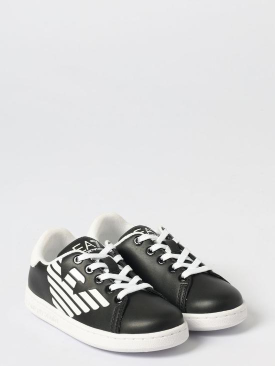 25FW [키즈] 엠포리오 아르마니 스니커즈 7Y000001AF10179 MC011 Black - EMPORIO ARMANI