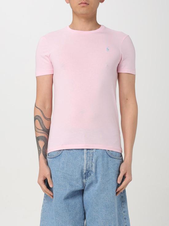 25FW 폴로 랄프로렌 반팔 티셔츠 710671438 417 Pink