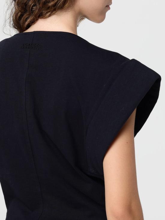 25FW 이자벨마랑 반팔 티셔츠 TS0207FAA1N41I 01BK Black - ISABEL MARANT