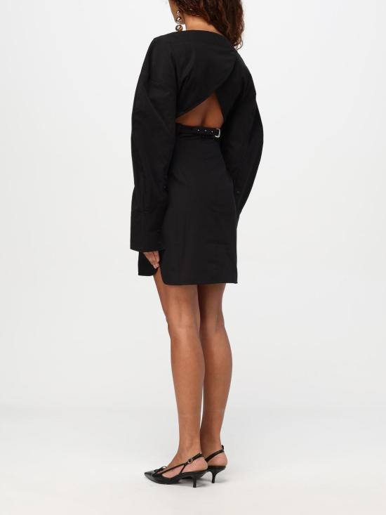 25FW 자크뮈스 롱 원피스 24H243DR1991519 990 Black - JACQUEMUS