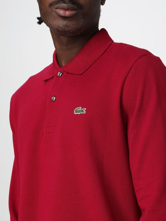 25FW 라코스테 클래식 롱슬리브 폴로 셔츠 L131200 476 Burgundy - LACOSTE