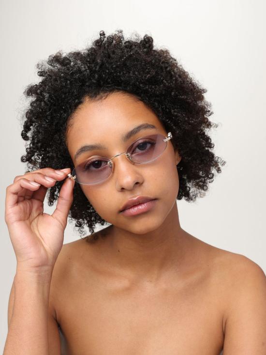 25FW 미우미우 선글라스 A54S 5AK04O Violet - MIU MIU