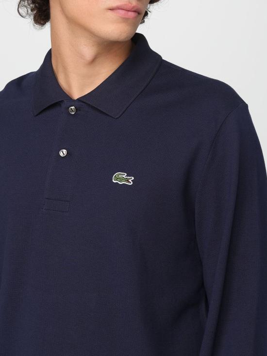 25FW 라코스테 클래식 롱슬리브 폴로 셔츠 L131200 166 Blue - LACOSTE