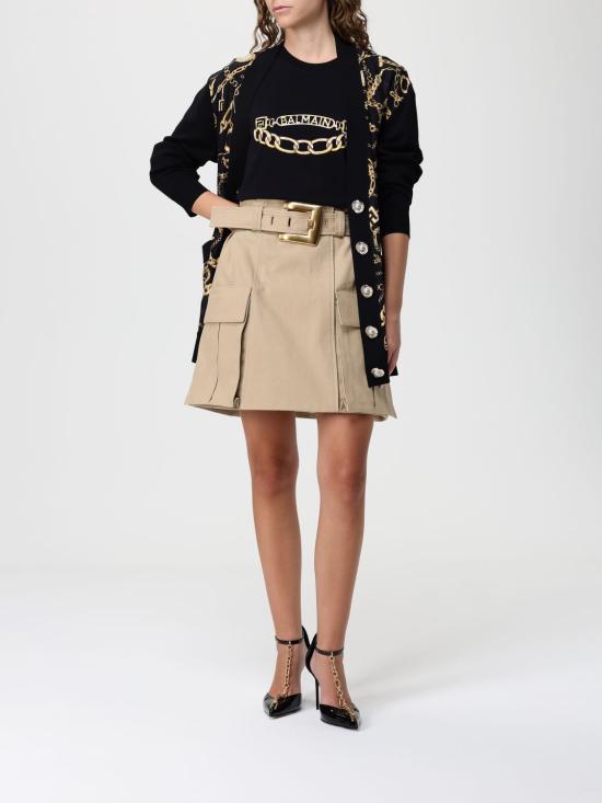 25FW 발망 가디건 FF1KO004KI62 EAD Black - BALMAIN