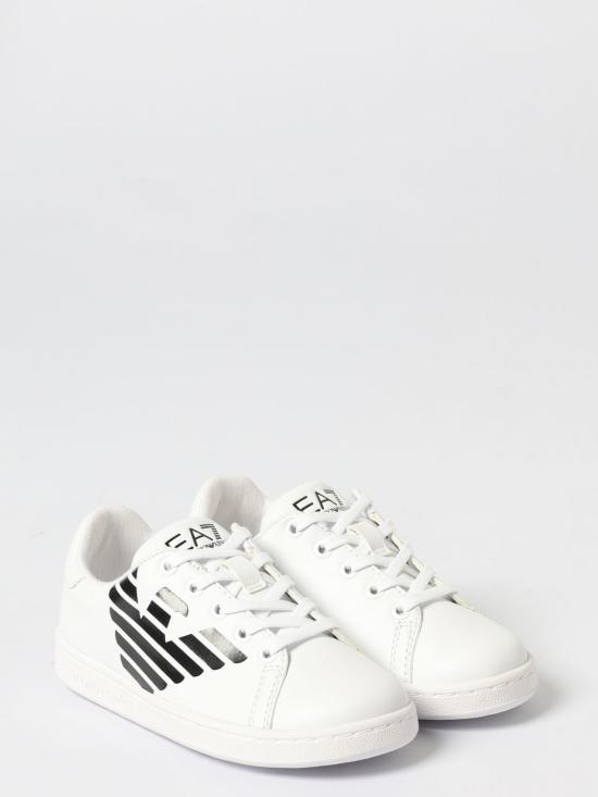 25FW [키즈] 엠포리오 아르마니 스니커즈 7Y000001AF10179 MZ018 White - EMPORIO ARMANI