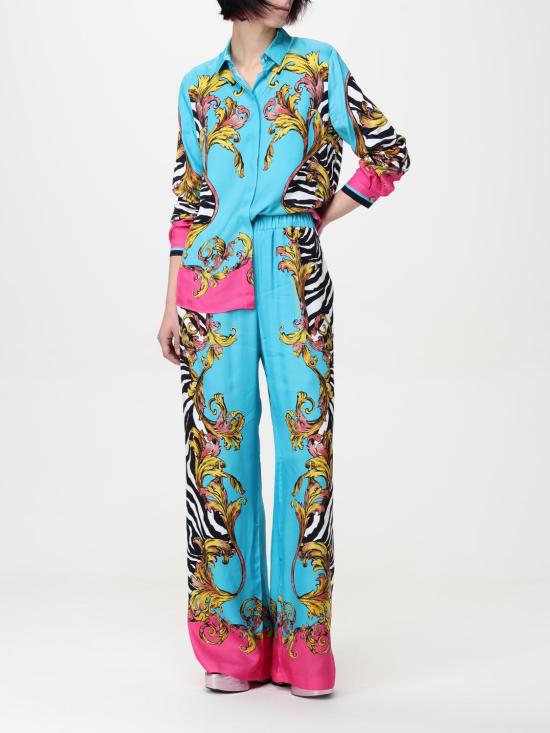 25SS 베르사체 블라우스 78HAL2P1NS650 288 Blue - VERSACE