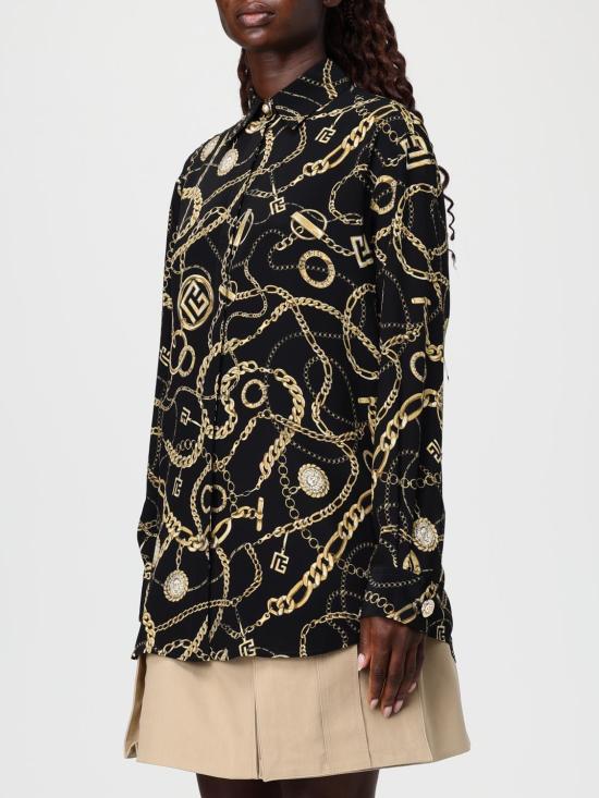 25FW 발망 블라우스 FF1HS435SF00 EAD Black - BALMAIN