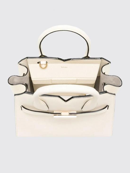 25FW 발렉스트라 밀라노 투 핸들 미니 백 WBMI0006010LOC99 WW White - VALEXTRA