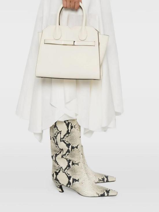 25FW 발렉스트라 밀라노 투 핸들 미니 백 WBMI0006010LOC99 WW White - VALEXTRA