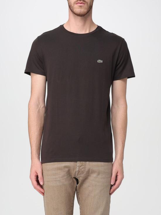 25FW 라코스테 피마 코튼 저지 크루넥 티셔츠 TH6709 SKB Brown