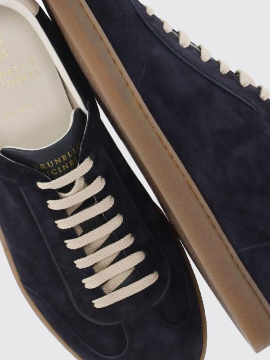 25FW 브루넬로 쿠치넬리 스니커즈 MZUSGGJ336 CNM19 Blue - BRUNELLO CUCINELLI