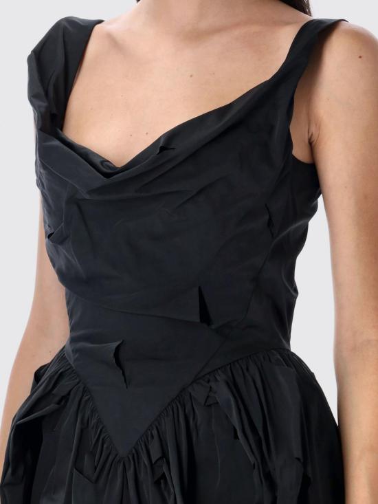 25FW 비비안웨스트우드 롱 원피스 1101032ZW018O N401 Black - VIVIENNE WESTWOOD