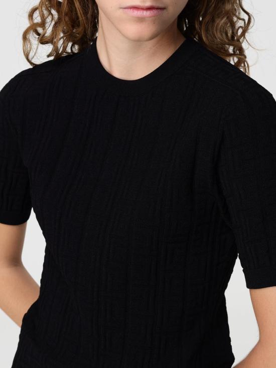 25FW 발망 반팔 티셔츠 FF1ALA75KI63 0PA Black - BALMAIN