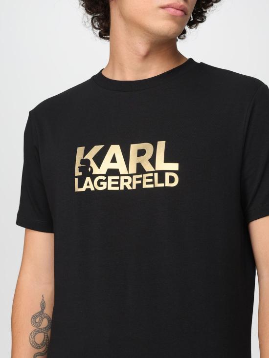 25FW 칼라거펠트 반팔 티셔츠 755087554235 160 Gold - KARL LAGERFELD