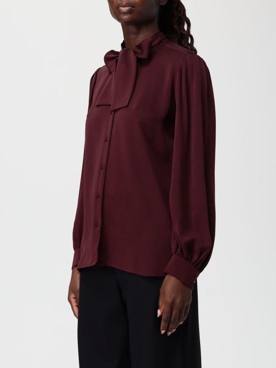 25FW 막스마라 블라우스 2521116082600 035 Burgundy - MAX MARA