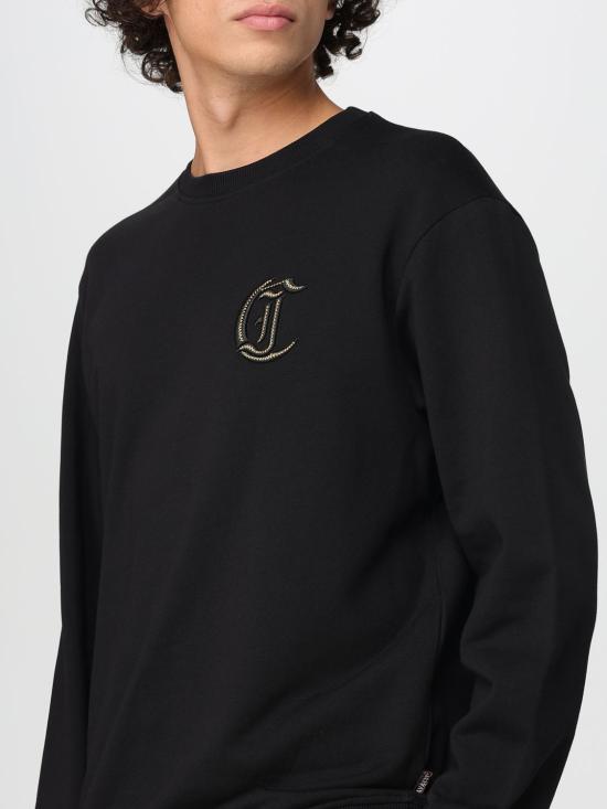 25FW 저스트까발리 긴팔 티셔츠 79OAIT07CF500 899 Black - JUST CAVALLI